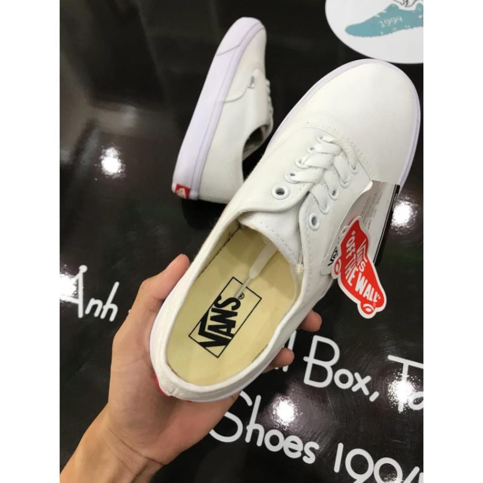 Giày Vans Authentic Trắng Siêu Đẹp Cao Cấp [ SL  ib ] 👟 :)) ,