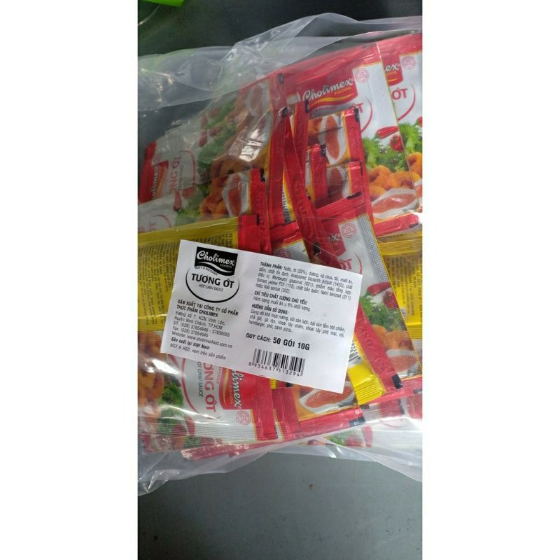 Tương Ớt & Tương Cà  Gói Nhỏ 10g