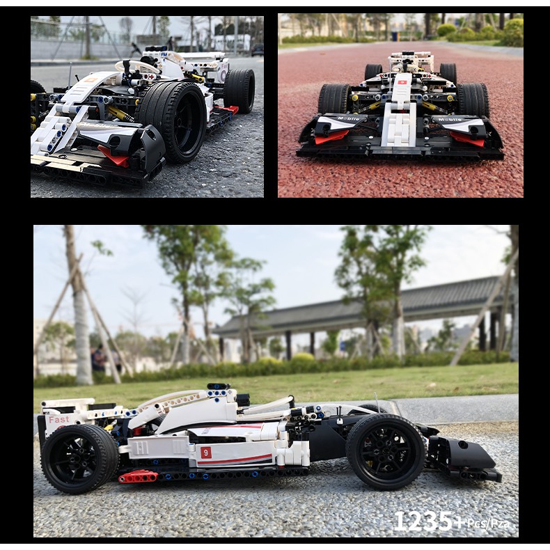 Đồ chơi Lắp ghép Mô hình Racing Formula F1 RSR Siêu xe Ferrari Mould king 13117