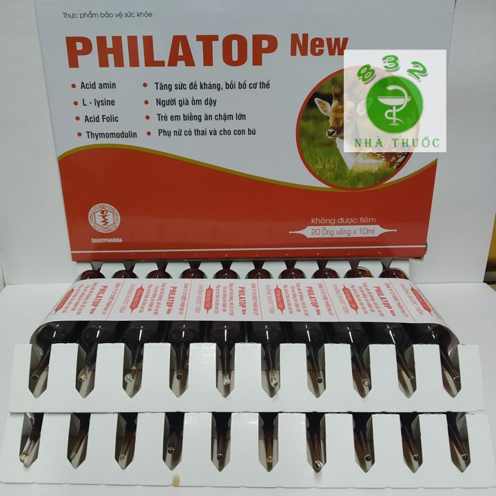 PHILATOP New hộp 20 ống