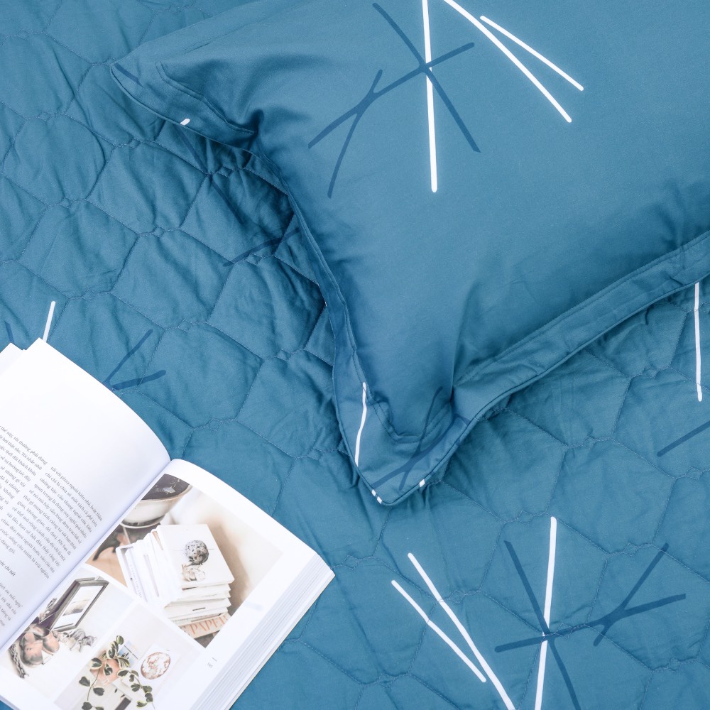 Bộ chăn ga gối Sông Hồng SH_BC22 060 chất cotton