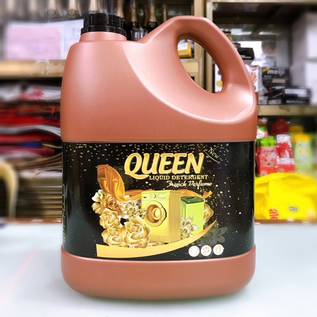 NƯỚC GIẶT ĐẬM ĐẶC QUEEN 6 IN 1 4,5L - NƯỚC GIẶT XẢ THÁI 4500ML