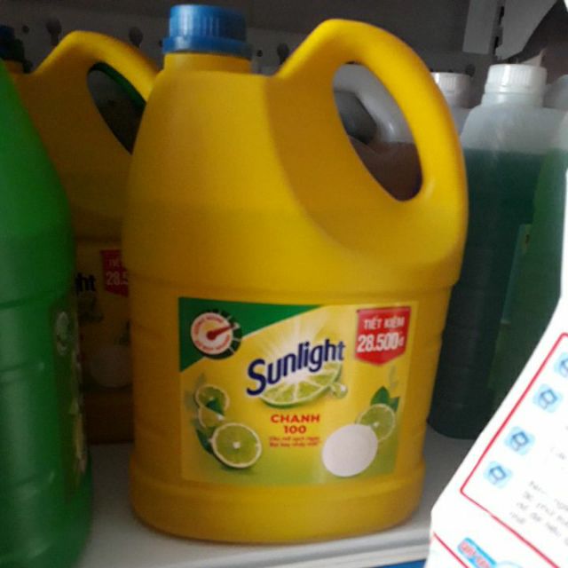 Combo 02 Can Nước rửa chén Sunlight hương chanh 3,6kg/chai