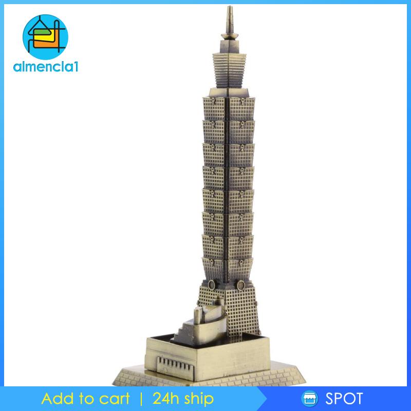Mô Hình Tòa Tháp Taipei 101 Bằng Hợp Kim Dùng Trang Trí Nhà Cửa/ Văn Phòng
