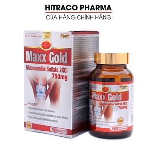 Viên Uống Bổ Xương Khớp Maxx Gold Glucosamine giảm đau nhức xương khớp - Hộp 60 viên