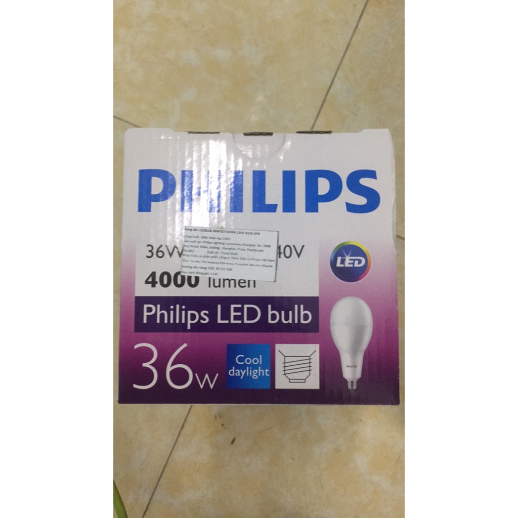 bÓNG LED BULD 36W SIÊU SÁNG PHILIPS