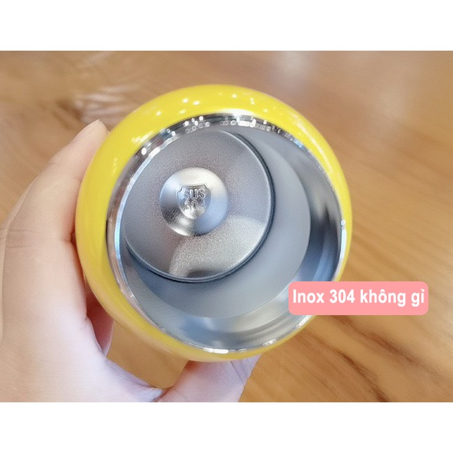 Bình Nước Giữ Nhiệt Cho Bé Mỏ Vịt Lõi Thép 304 Không Gỉ Cao Cấp Dung Tích 400ml  BN14