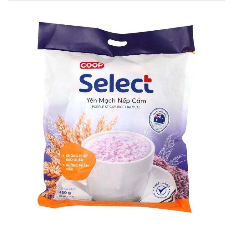 BỘT YẾN MẠCH NẾP CẨM SELECT 450G