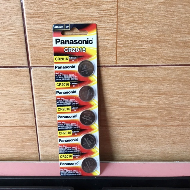[FULL MÃ] Pin cúc áo Panasonic CR2016/ CR2025/ CR2032/ CR1616/ CR1632/ CR1220 (1 Vỉ 5 Viên)
