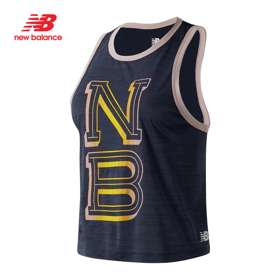 Áo thun ba lỗ chạy bộ nữ NEW BALANCE Running AWT03221ECR (form châu á)