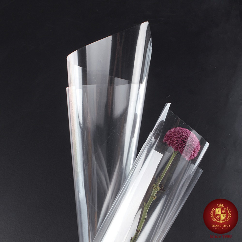 Bóng kính trong 60cm x 60cm 20 tờ - Giấy gói hoa trang trí