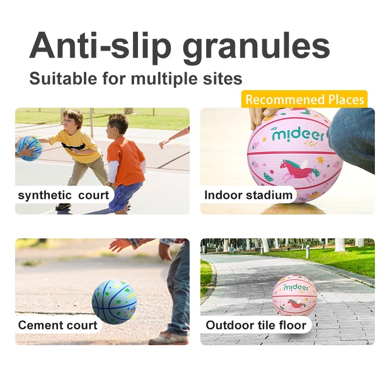 Bóng rổ cho bé Children’s Basketball Mideer đồ chơi vận động cho bé 3,4 5 6 7-10 tuổi