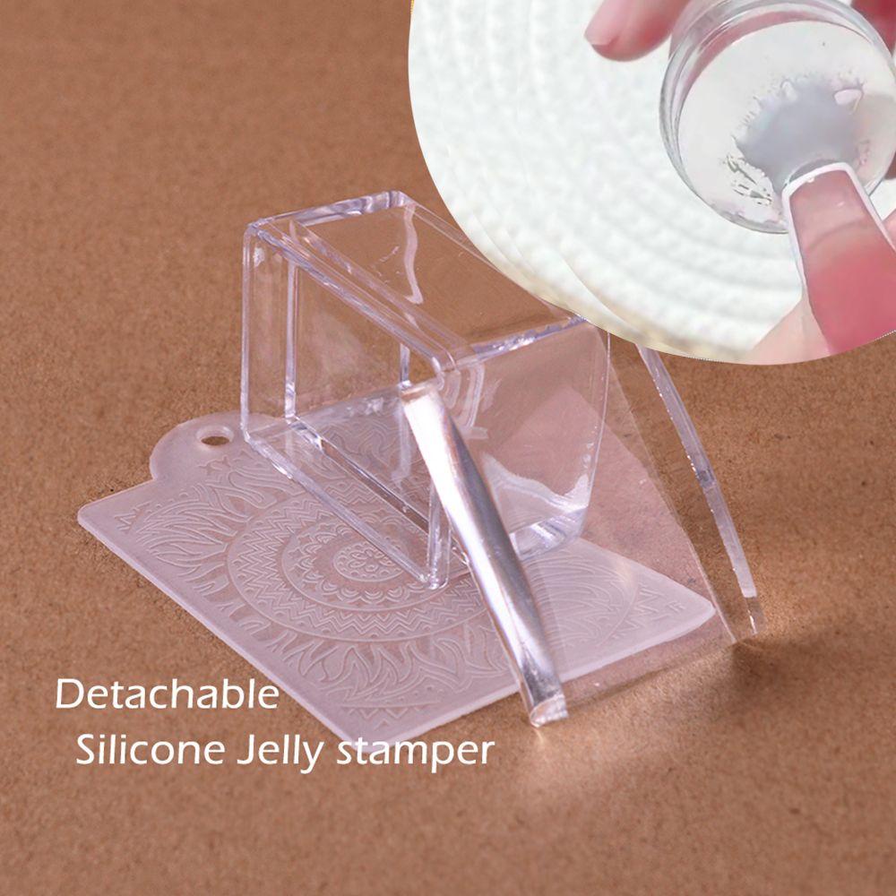 Bộ Dụng Cụ In Móng Bằng Silicone