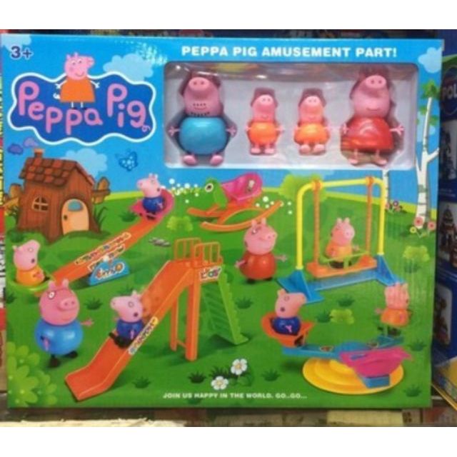 Công viên của peppa pig,mèo kitty