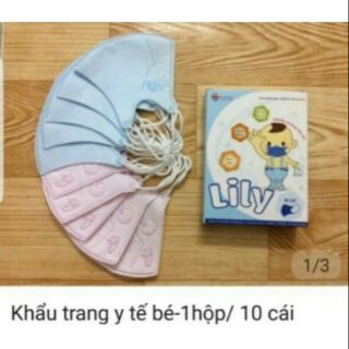 Khẩu trang em bé Lily chất lượng Nhật Bản cho bé từ 1-3 tuổi