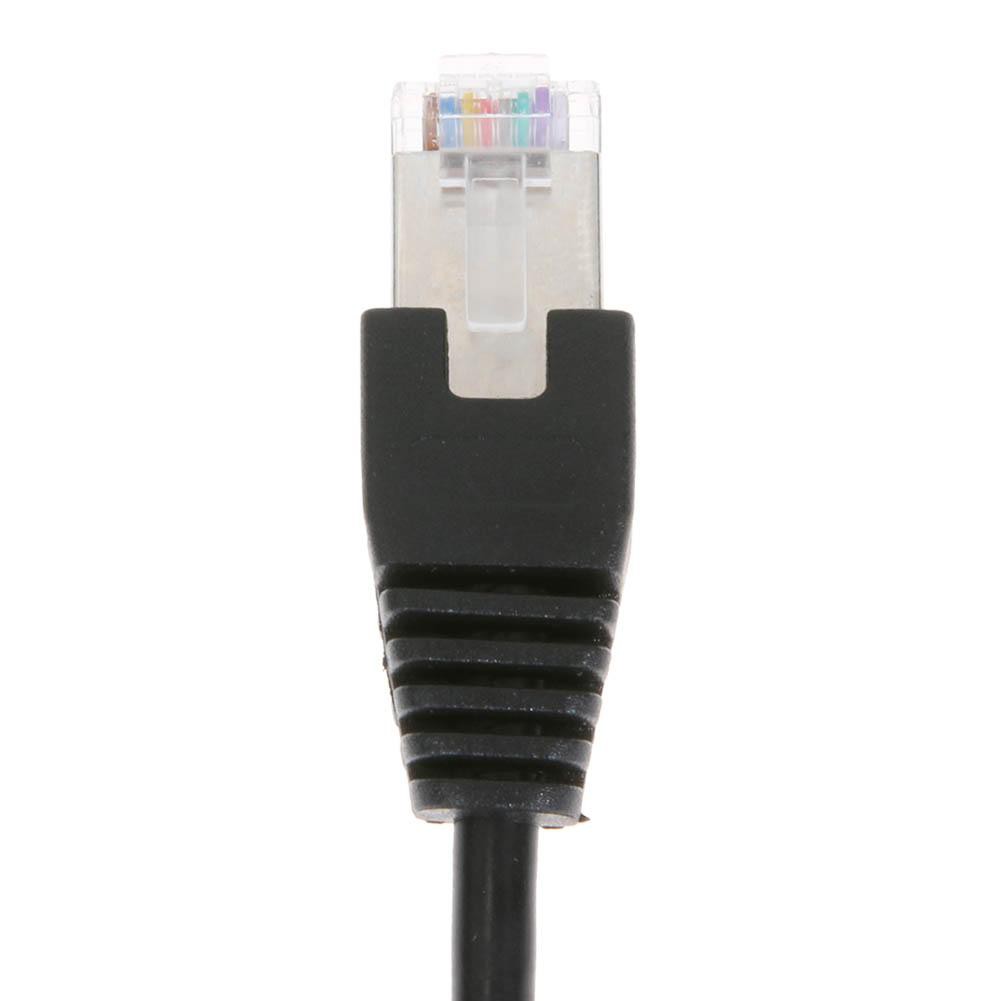 Dây cáp chia cổng mạng LAN từ cổng đực sang 2 cổng nối tiện dụng