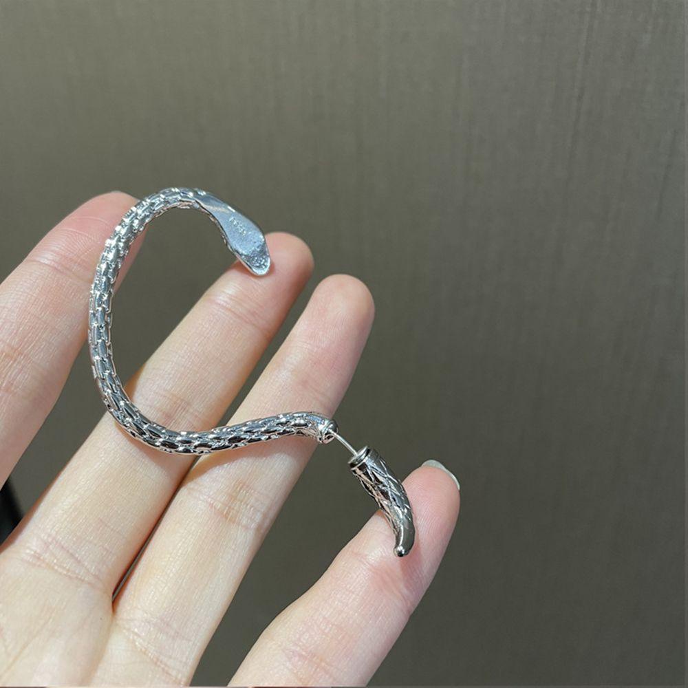 VANES1 Bông Tai Hợp Kim Thiết Kế Đơn Giản Phong Cách Hip Hop Cá Tính Cho Cặp Đôi