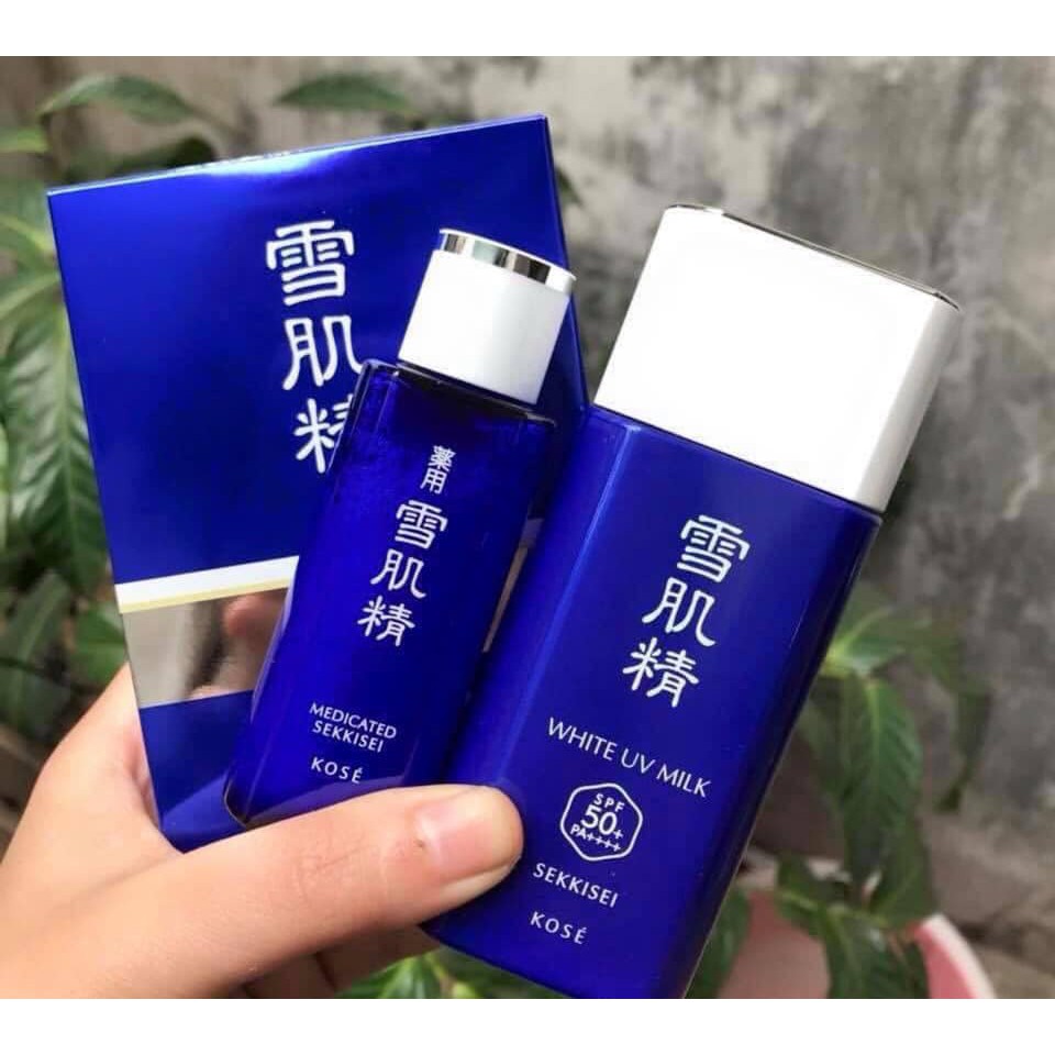 [FREESHIP] Kem Chống Nắng Kose Sekkisei Sun Protect Milk/Gel SPF50+/PA++++