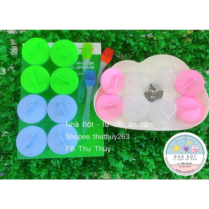 Khuôn Hấp Bánh,Pudding, Thạch, Caramen Cho Bé Ăn Dặm