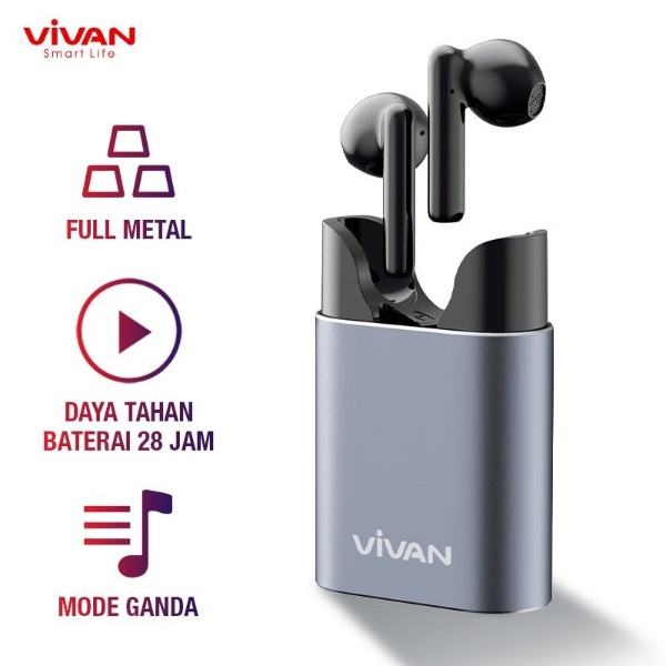 Tai Nghe Bluetooth 5.0 Không Dây Vivan Lifi 100