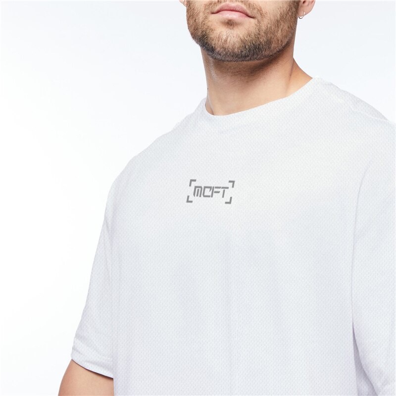 Áo thun thể thao lưới tay ngắn dáng rộng thoáng khí thời trang tập gym cho nam