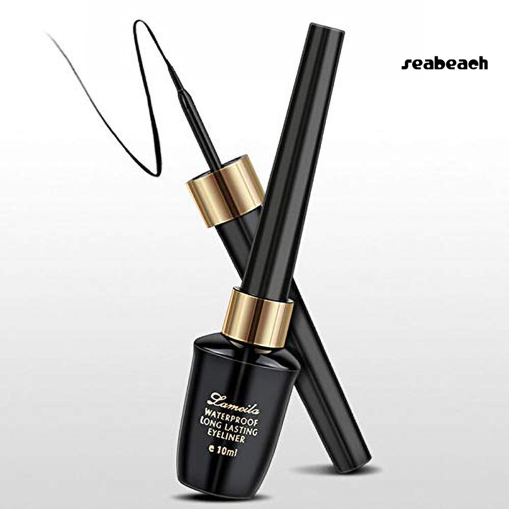 (Hàng Mới Về) Bút Kẻ Mắt Dạng Lỏng Màu Đen Nhanh Khô Chống Thấm Nước Lâu Trôi Cho Nữ | BigBuy360 - bigbuy360.vn