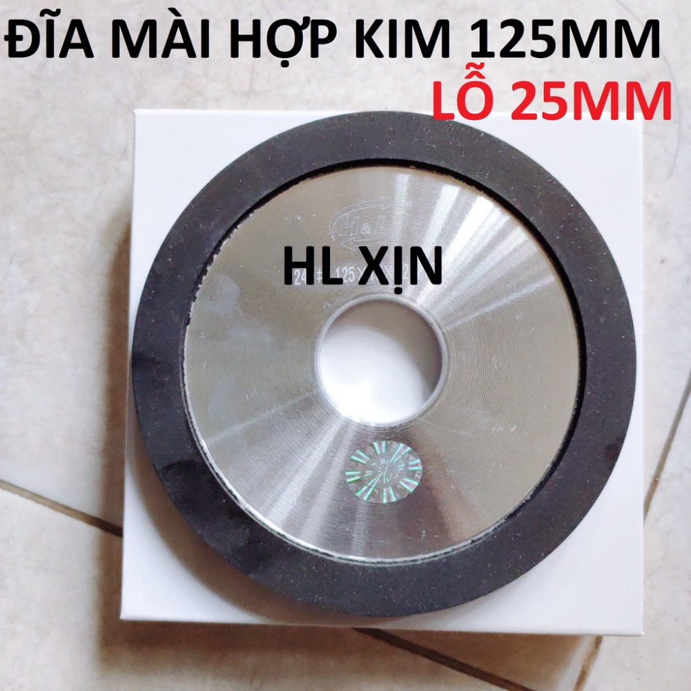 Đĩa mài lưỡi cưa 125mm lỗ 25mm HL cao cấp / Đĩa mài rửa lưỡi cưa hợp kim, đĩa mài hợp kim (SS2311)
