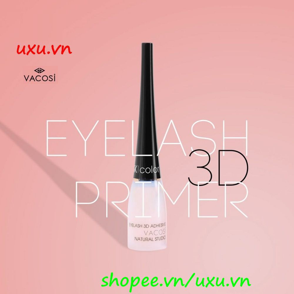 Keo Dán Mi Vacosi 8Ml Natural Studio Eyelash 3D Adhesive, Với uxu.vn Tất Cả Là Chính Hãng.