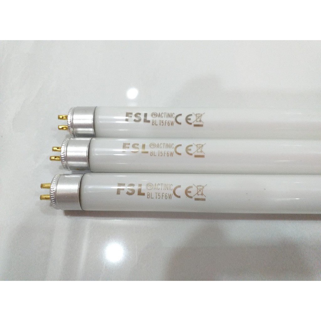 2 bóng đèn diệt côn trùng 6w - 22cm