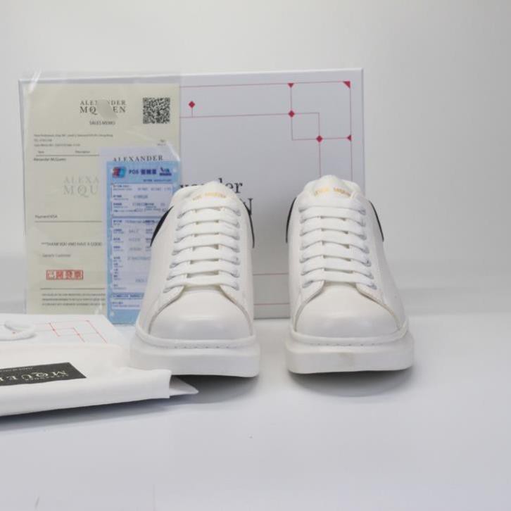 [FREE SHIP-HÀNG QUẢNG CHÂU]  Giày thể thao sneaker MCQ gót nhung đen full box. Rio