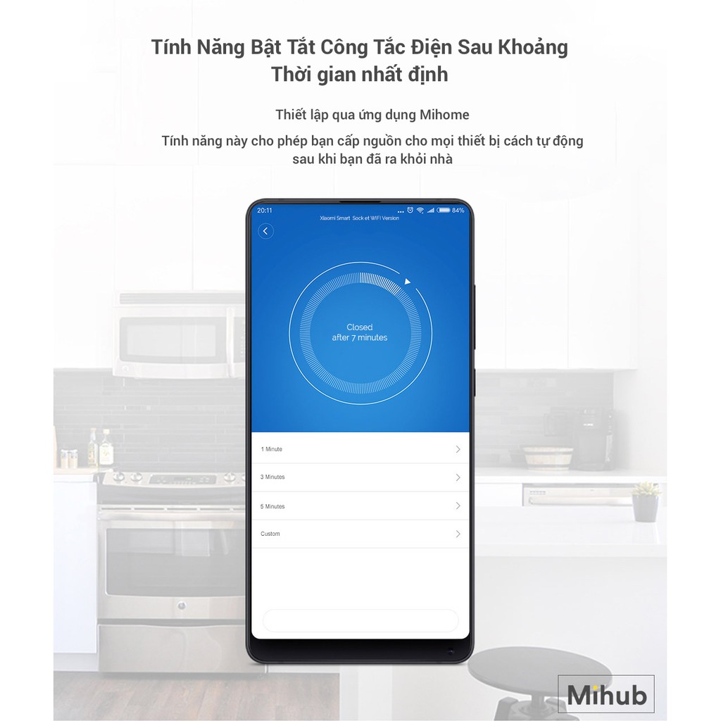 Ổ cắm thông minh Xiaomi kết nối Wifi nhà thông minh mi Smart Socket