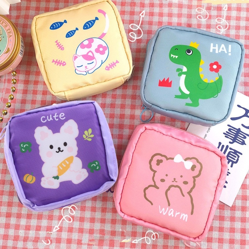 Túi Đựng Băng Vệ Sinh Mini Tiện Lợi Cho Nữ