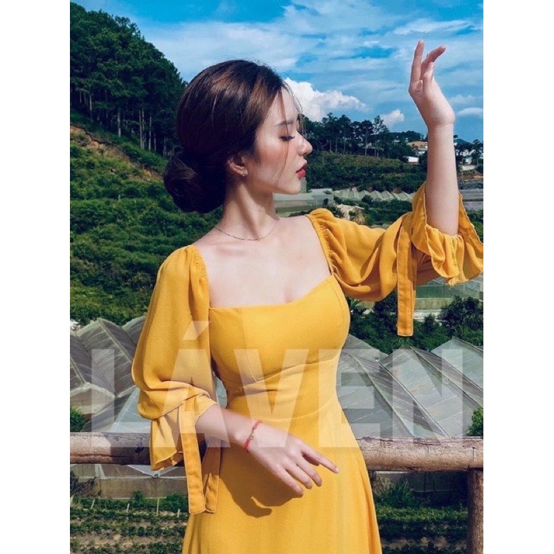 Đầm Maxi Đan Lưng Chất Voan Lụa Mút Ngực Vải Mềm Không Nhăn Mặc Siêu Mát Form Rộng Dáng Xoè | BigBuy360 - bigbuy360.vn