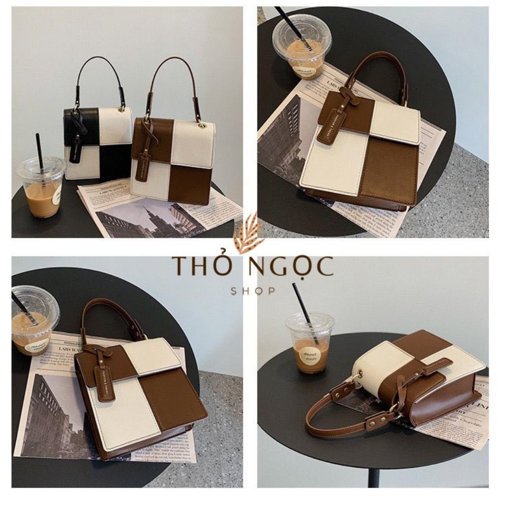 Túi Đeo Chéo Nữ Cầm Tay Thỏ Ngọc Shop Kiểu Dáng Sành Điệu Chất Da Đep Size  18
