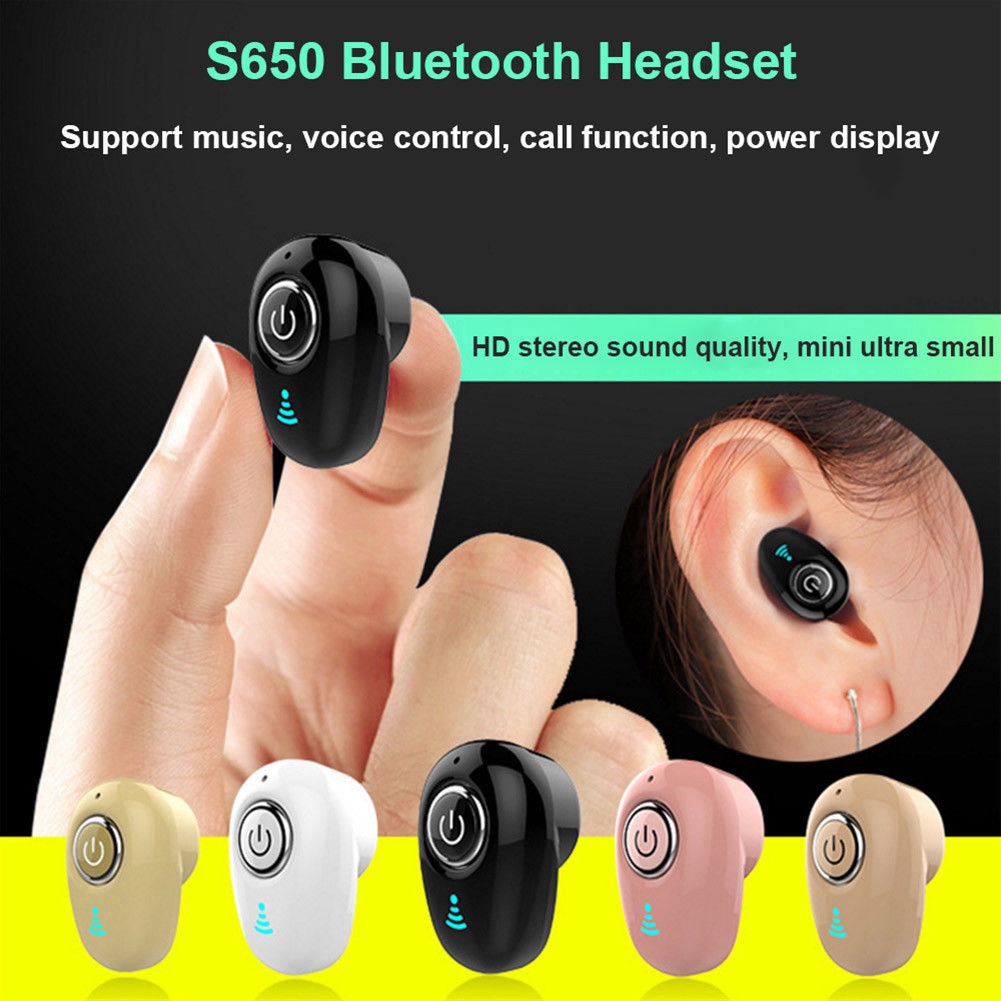 Tai nghe nhét tai S650 kết nối bluetooth 4.1 + phụ kiện