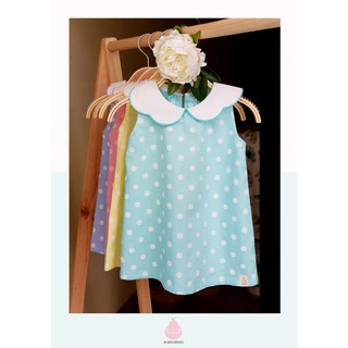 [Mã SKAMLTSM9 giảm 10% đơn 99K] Váy ba lỗ mùa hè chấm bi