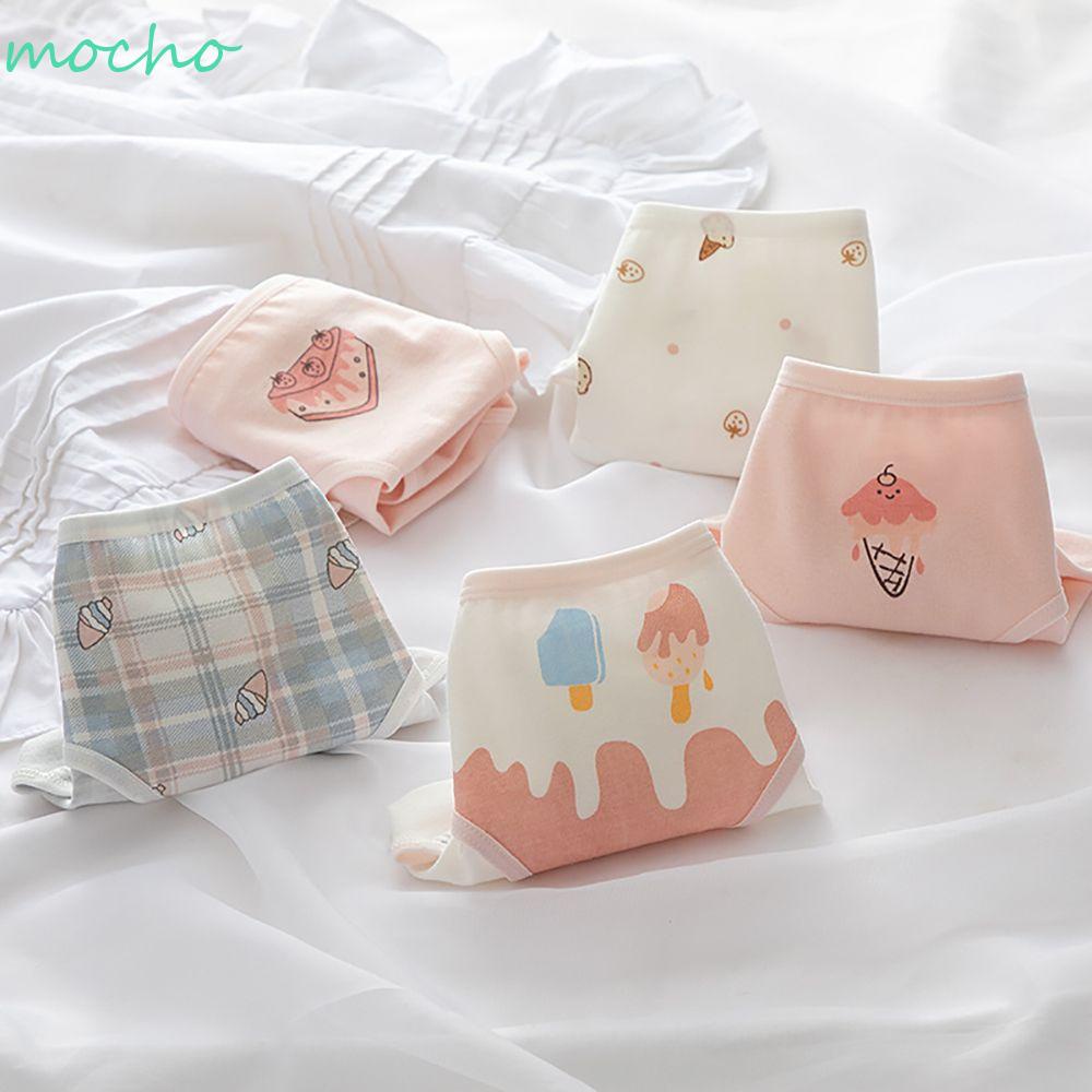 Quần Lót Không Đường May Thoáng Khí Họa Tiết Kẻ Sọc Dễ Thương Cho Nữ