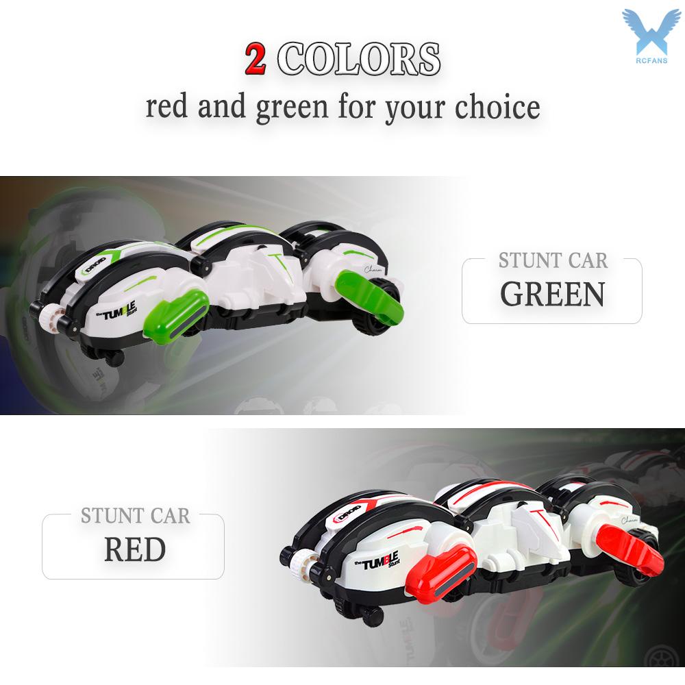 RC Stunt Car 2.4Ghz Remote Control Rolling Car Transform Stunt Car RC Car One Key Folding Full-direction   Rotation Kids Toy Boy Gift RC Car[rc]