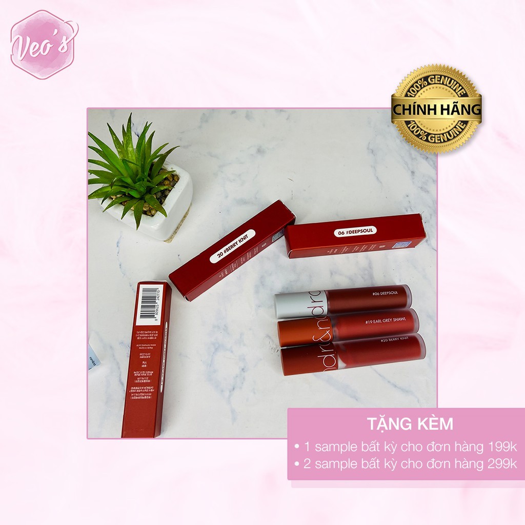 Son Kem Lỳ Cực Nhẹ Môi Hàn Quốc Romand Zero Velvet Tint | BigBuy360 - bigbuy360.vn