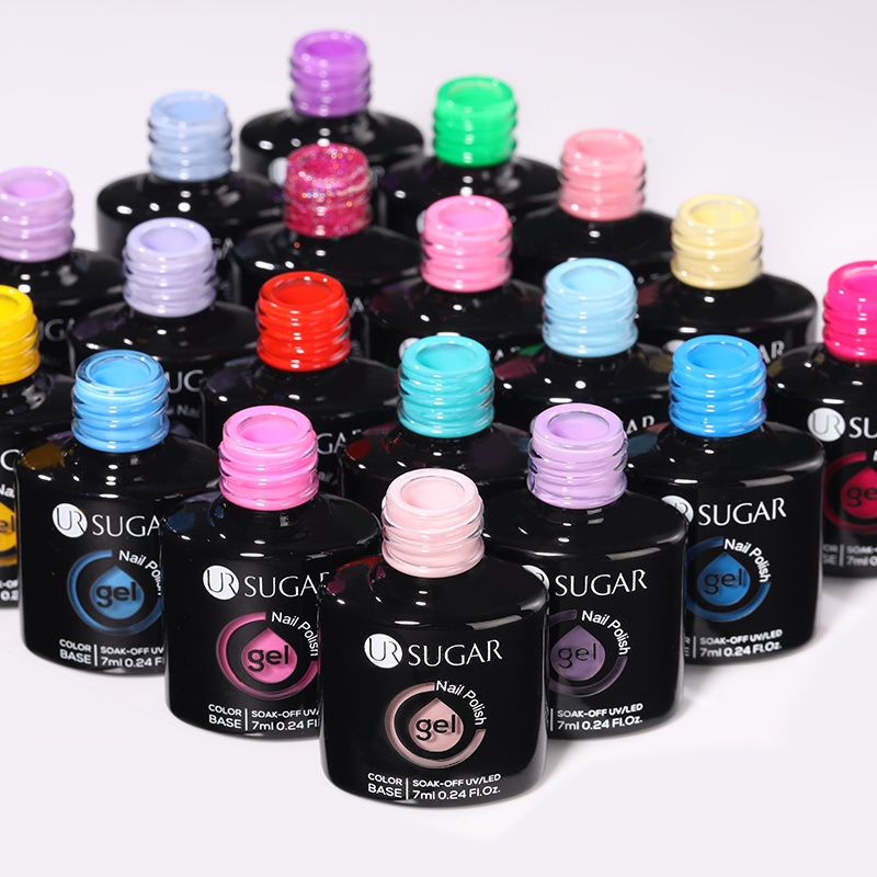 Set 20 gel sơn móng tay UR SUGAR nhiều màu sắc khác nhau xinh xắn 7.5ml