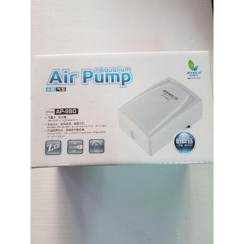 Máy oxy hồ cá Subo,Air Pump ,2 vòi Tặng dây vs sủi