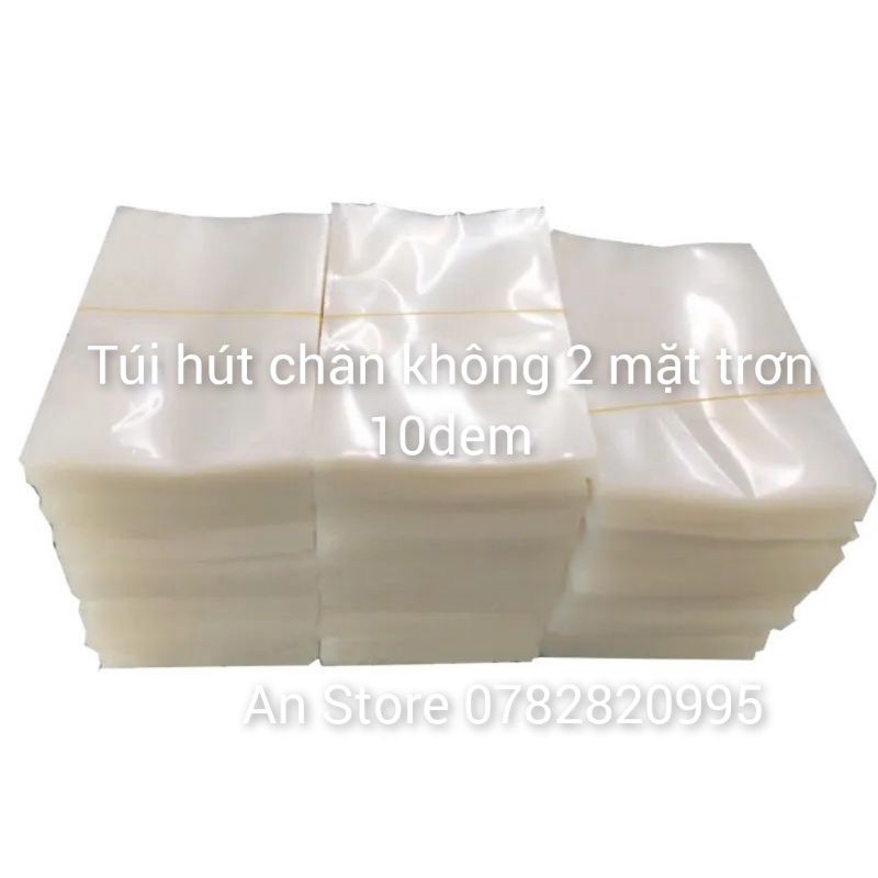 1kg túi hút chân không - 1kg túi pa 2 mặt trơn dày 10dem