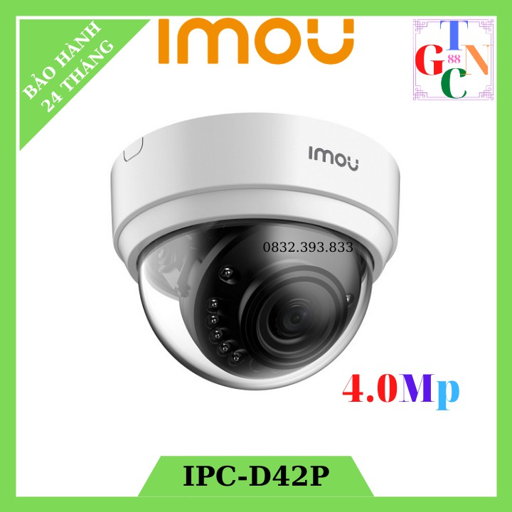 Camera Ip WiFi Dome Ốp Trần 4.0Mp IPC-D42P IMOU - Hàng Chính Hãng