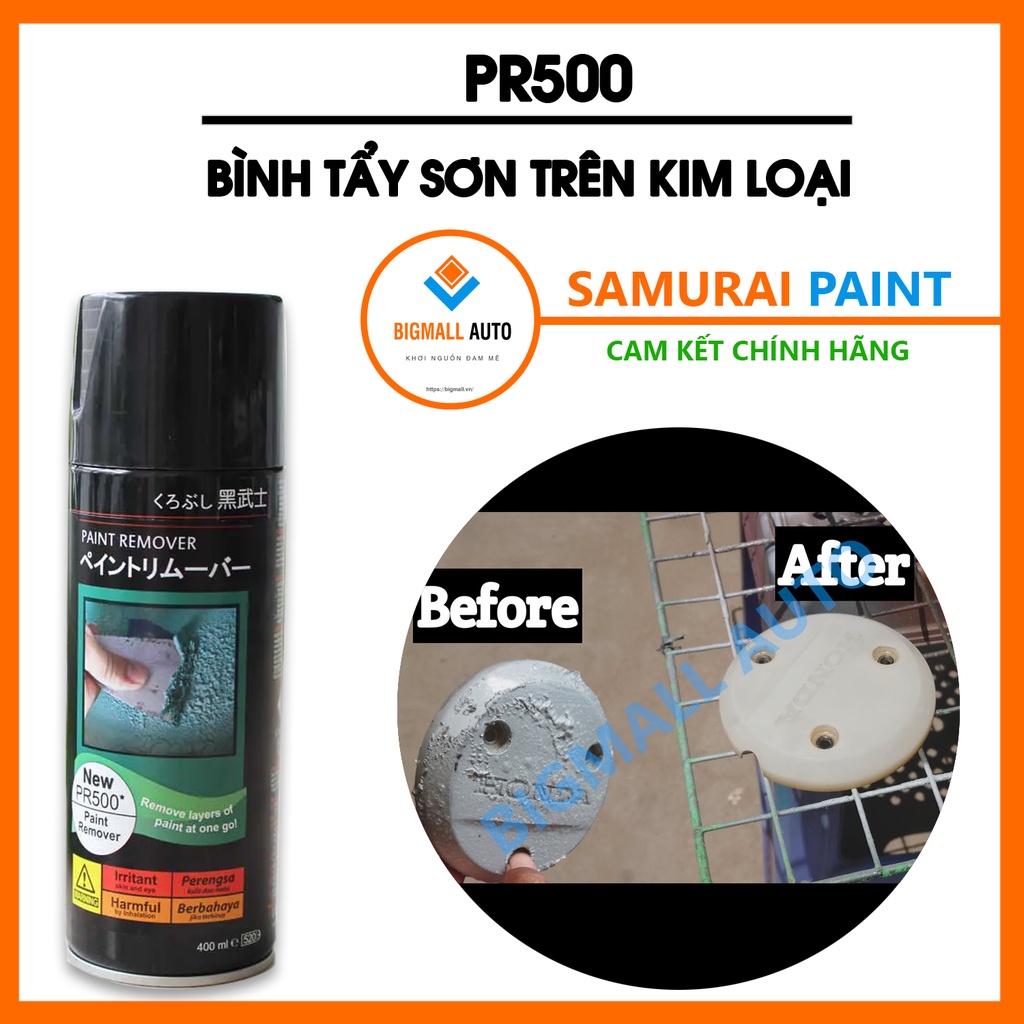 Xịt tẩy sơn samurai PR500