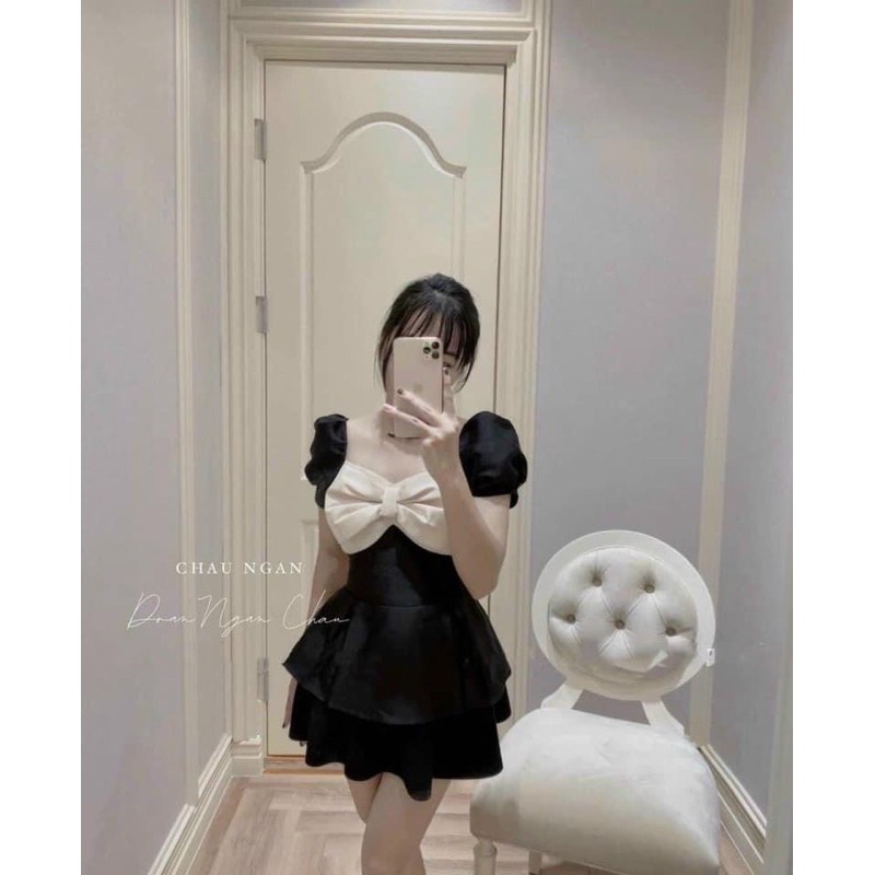Sét áo nơ #bigsize 60kg đến 90kg
