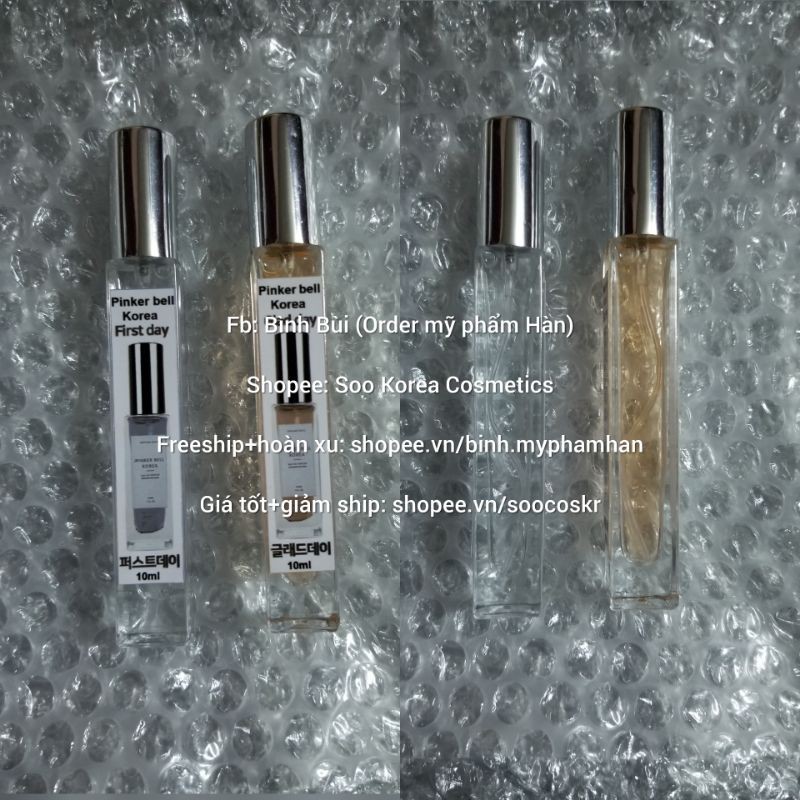 [AUTH 10ml dạng xịt ảnh thật 3 và 4] Nước hoa Pinker Bell Hàn | BigBuy360 - bigbuy360.vn