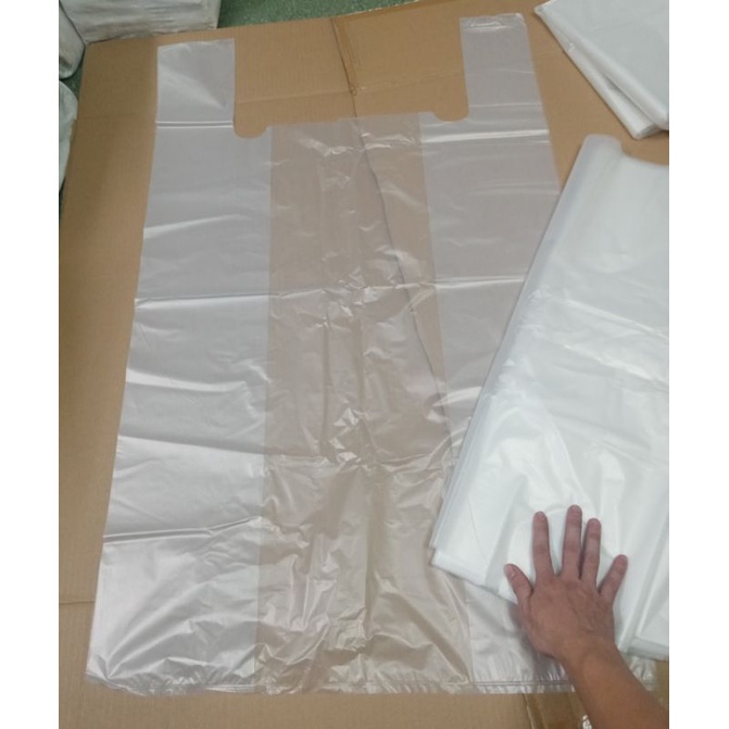 Túi xốp trắng / túi nilong 2 quai | chất liệu xốp ZIN gai, DÀY, ĐẸP (500g/1kg)