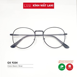 Gọng Kính Cận Kim Loại Dáng Bầu Lani 9254 - Lắp Mắt Cận Theo Yêu Cầu