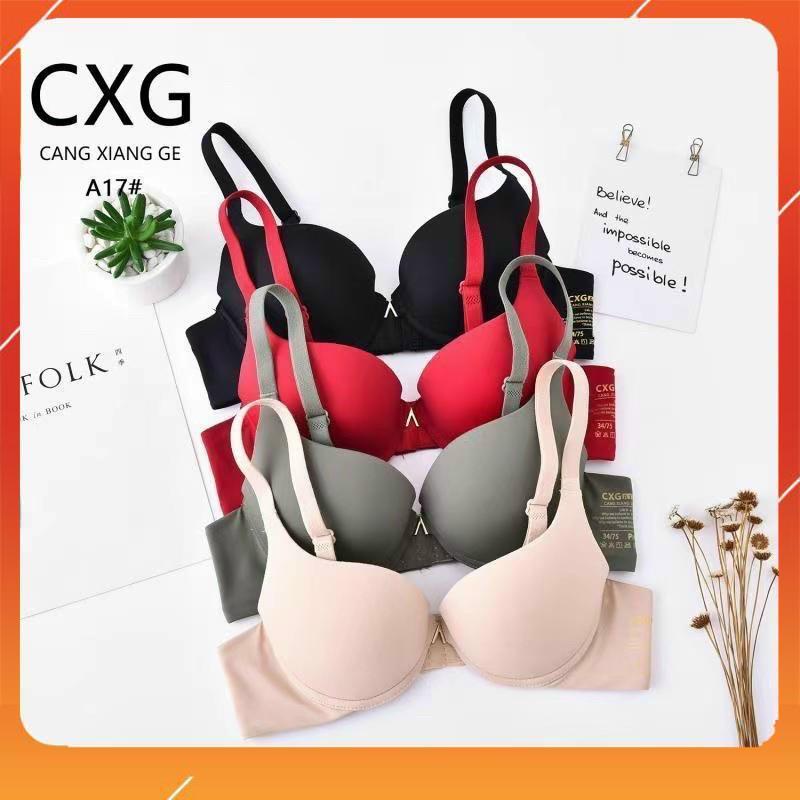 Áo ngực, Áo lót nữ su đúc có gọng siêu nâng đẩy, phối chữ V ngược, Mã: A5059