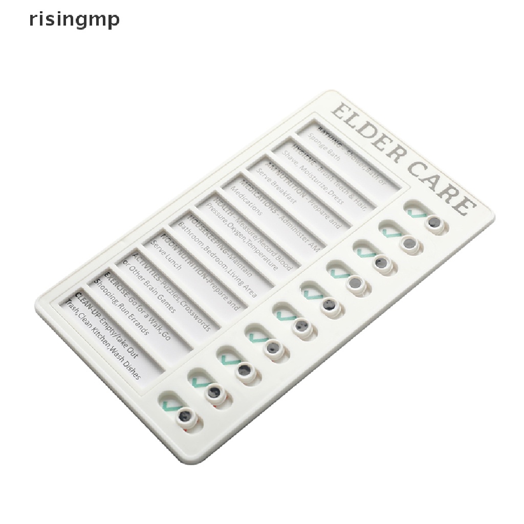 [risingmp] Bảng Ghi Nhớ Nhựa Ghi Chú Kế Hoạch Hàng Ngày Có Thể Tái Sử Dụng ♨Trên đó